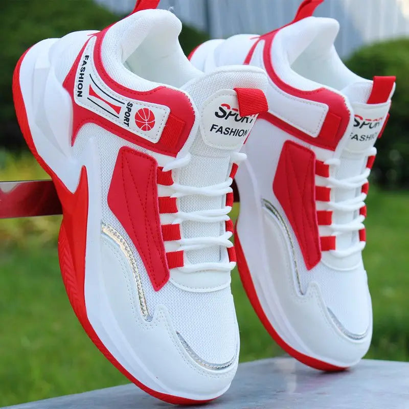 Men's Breathable Sport Shoes Non-Slip High-Top Gym Sneakers 2025 Cushioning Basketball Footwear Male Zapatillas