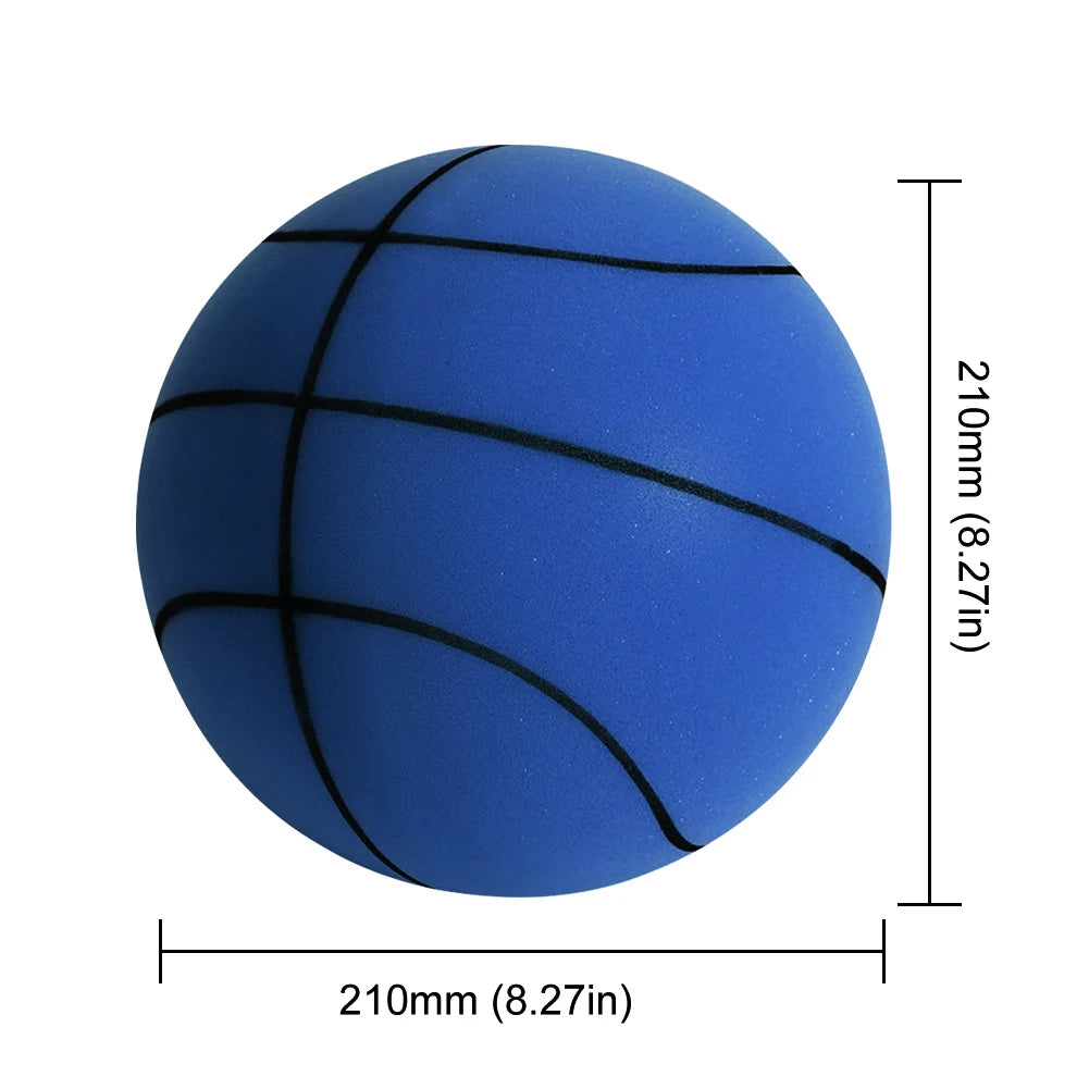 Bouncing Mute Ball 18/21/24cm Silent Foam Basketball Indoor Silent Ball Pat Basketball Silent Toddler Toys Air Bounce Basketball