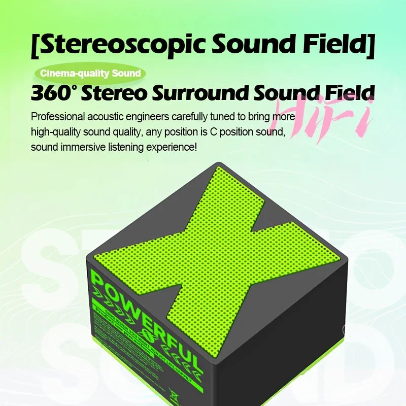 Bluetooth Speakers Wireless Portable Mini Loudspeaker Panoramic Surround Sound Effec Subwoofer Outdoor Speakers For Android IOS