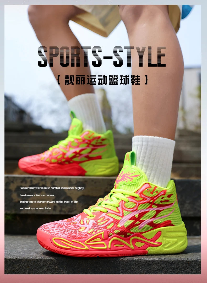 739 High Quality Mens Basketball Sneakers Breathable Cushioning Training Sports Shoes Youth Gym ForMotion Basketball Shoes 35-45