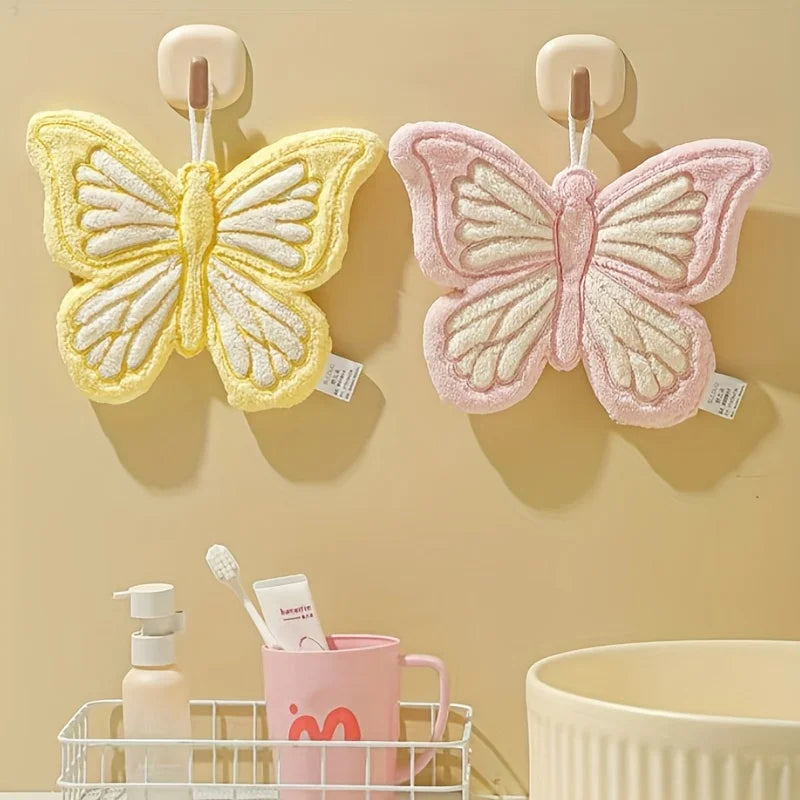"Beauty" must be translated as "appearance value"   Original: Hanging Coral Fleece Butterfly High-Appearance Cartoon Thickened S