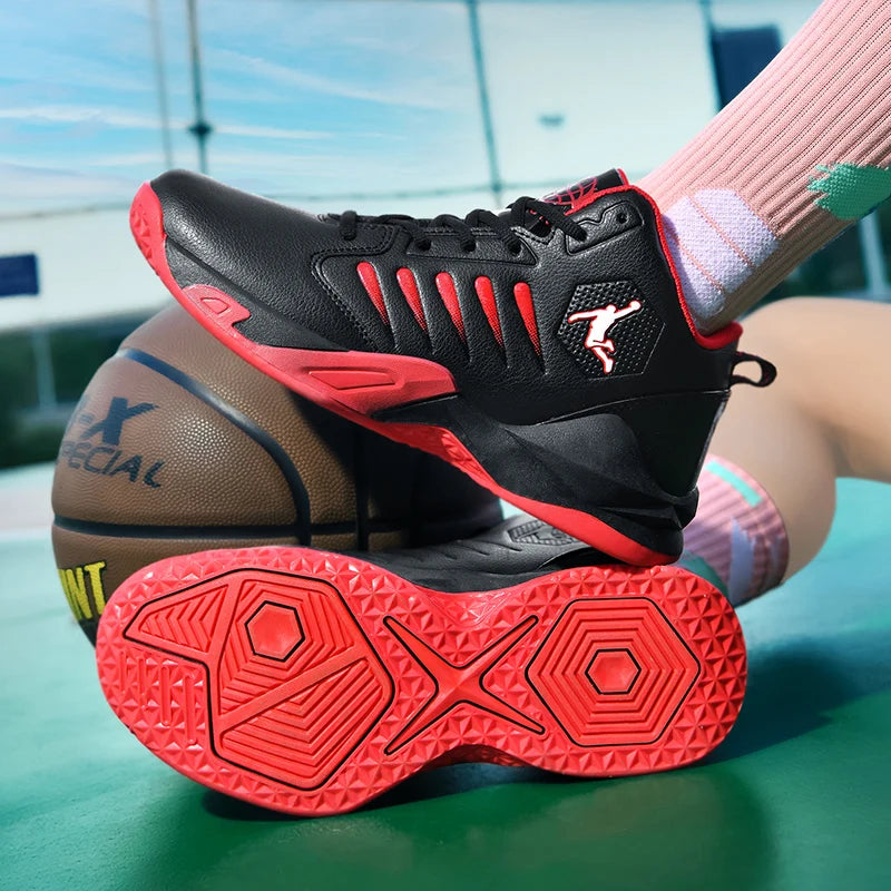 Outdoor Soft Men's Basketball Shoes Comfortable Breathable Man Sneakers Fashion Lightweight Male Cushioning Non-slip Sport Shoes