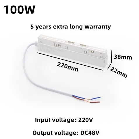 New White Tuya Smart LED Track Light Embedded Masterless Lighting lamp Living Room Light Voice Control Magnetic Track Light