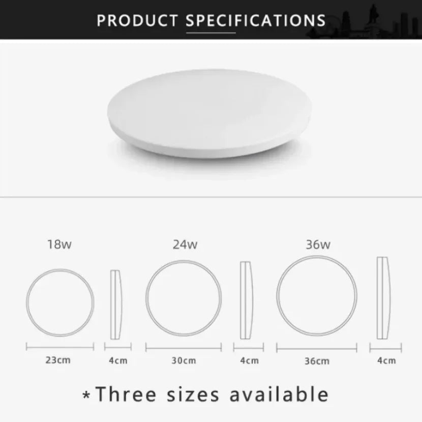 Modern LED Ceiling Light Waterproof Dustproof Three Proof Light Kitchen Bedroom Bathroom Living Room Indoor Home Ceiling Lamp
