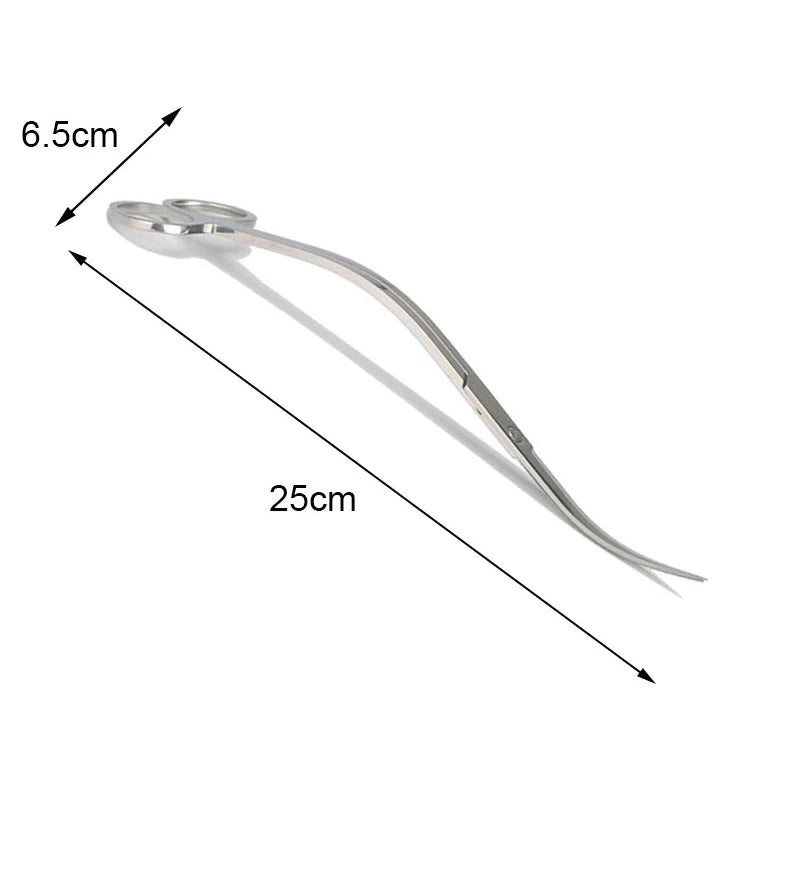 Aquarium Scissor Tools Fish Tank Tweezer Plants Wave Scissors Grass Stainless Cleaning Tools Storage Holder Aquarium Accessories