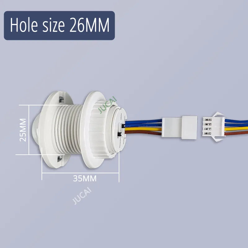 Motion Sensor Light Switch 220V 110V Pir Presence Sensor for Lighting Time Delay Adjust Movement Detector Lamp Automatic Switch