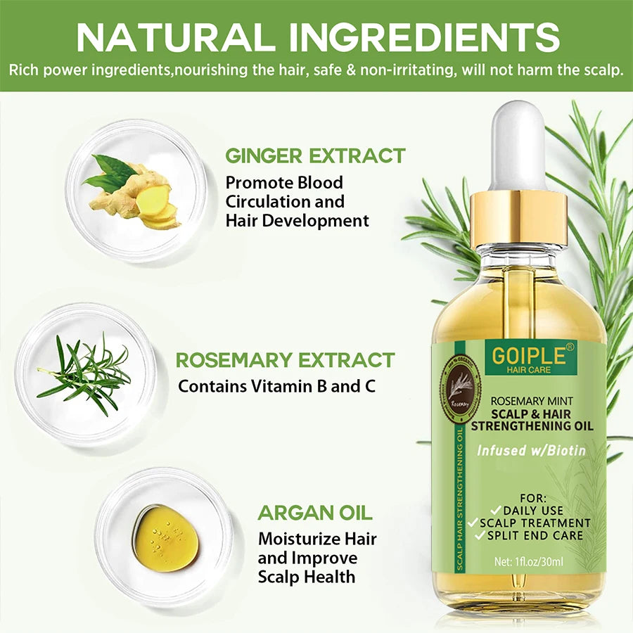 Chebe Hair Care Product Nourishing Soothing Scalp Essence Powder Moisturizer Anti-frizz Rosemary Extract Oil Smoothing Hair 5pcs