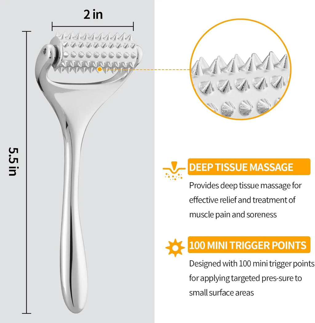 Acupressure Roller Deep Tissue Massage Tool for Face Acupuncture Roller SkinCare Face Massager Gua Sha Facial Tools Massage Tool