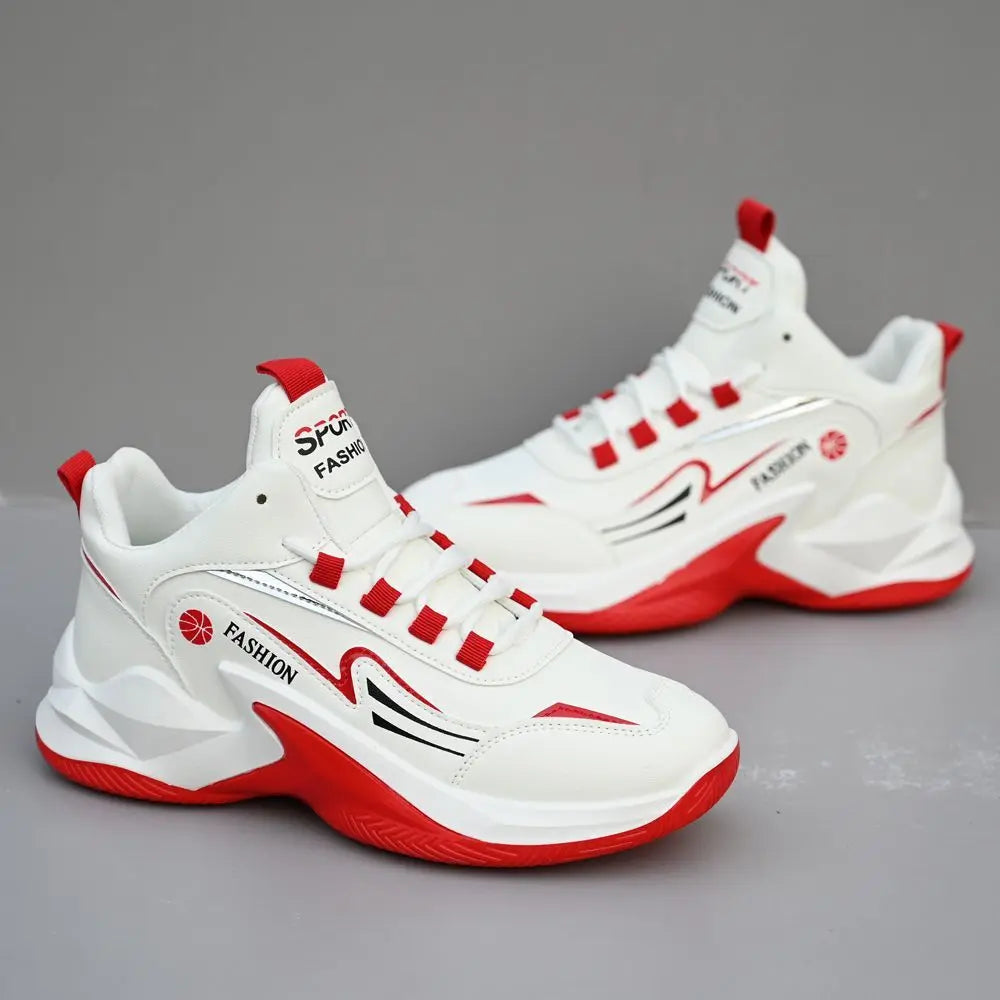 Men's Breathable Sport Shoes Non-Slip High-Top Gym Sneakers 2025 Cushioning Basketball Footwear Male Zapatillas