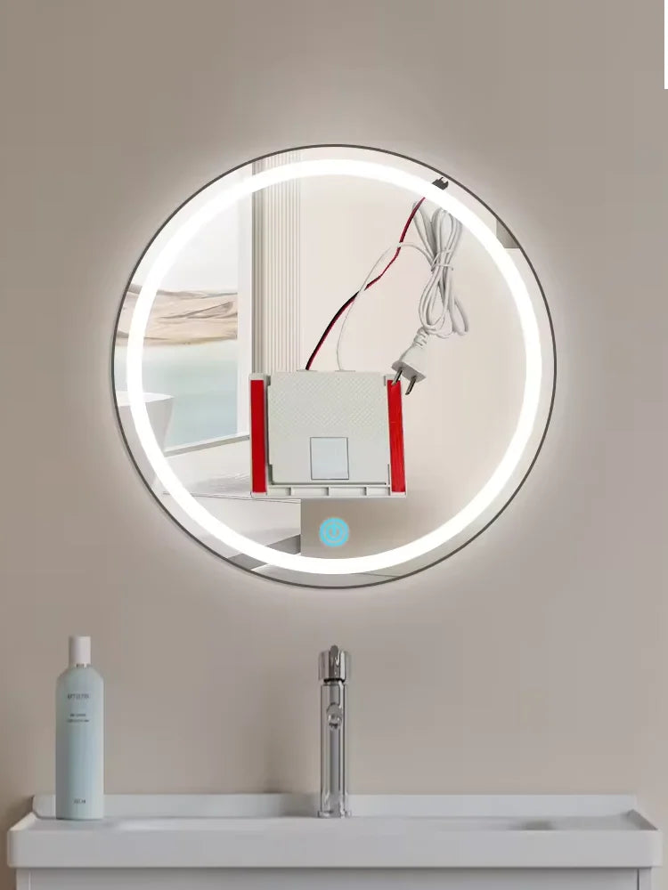 One-button 24W/36W smart bathroom mirror touch dimming switch with built-in driver power supply DC12V
