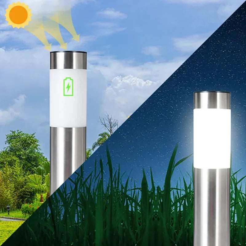 Solar Pathway Lights Waterproof Upgraded Walkway Landscape Outdoor Driveway Auto On/Off Lights for Yard Lawn Patio