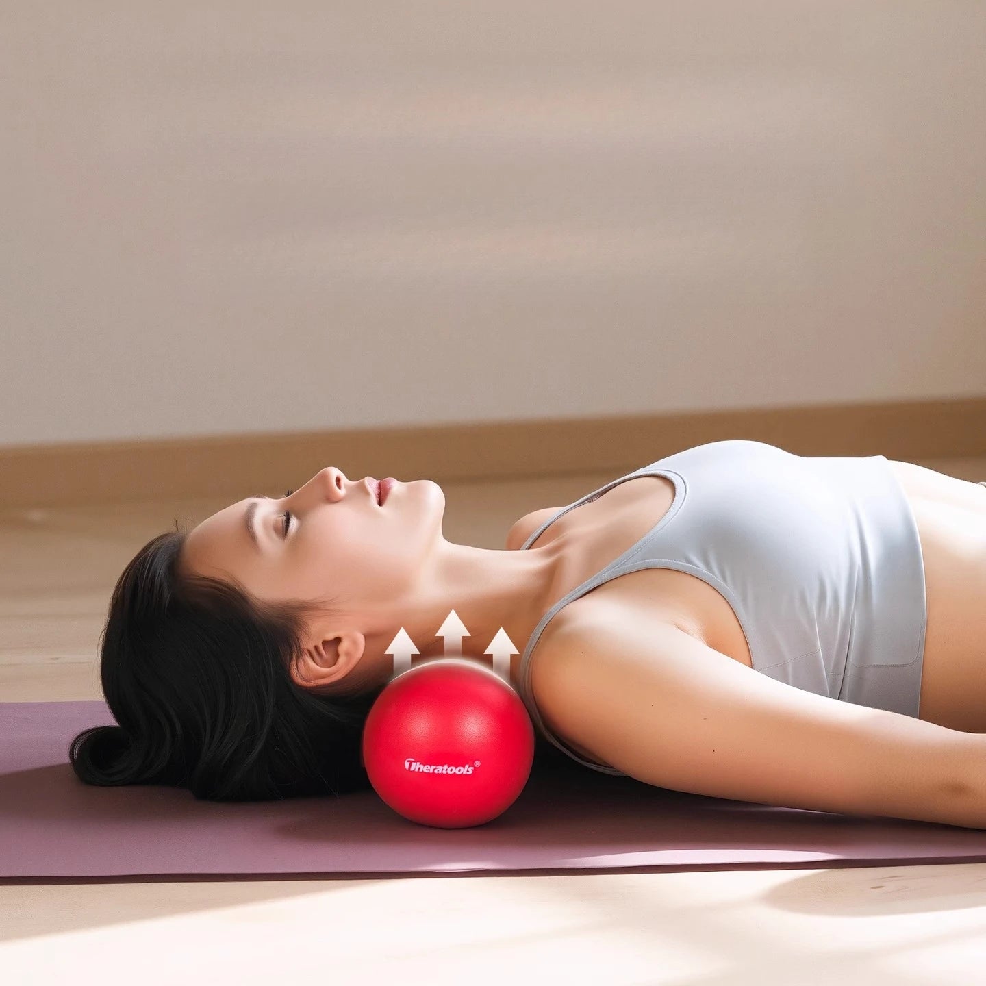 3/4 Inch Solid PU Foam Frank1in Ball - Soft Massage Ball for Physio, Pilates, and Muscle Relaxation