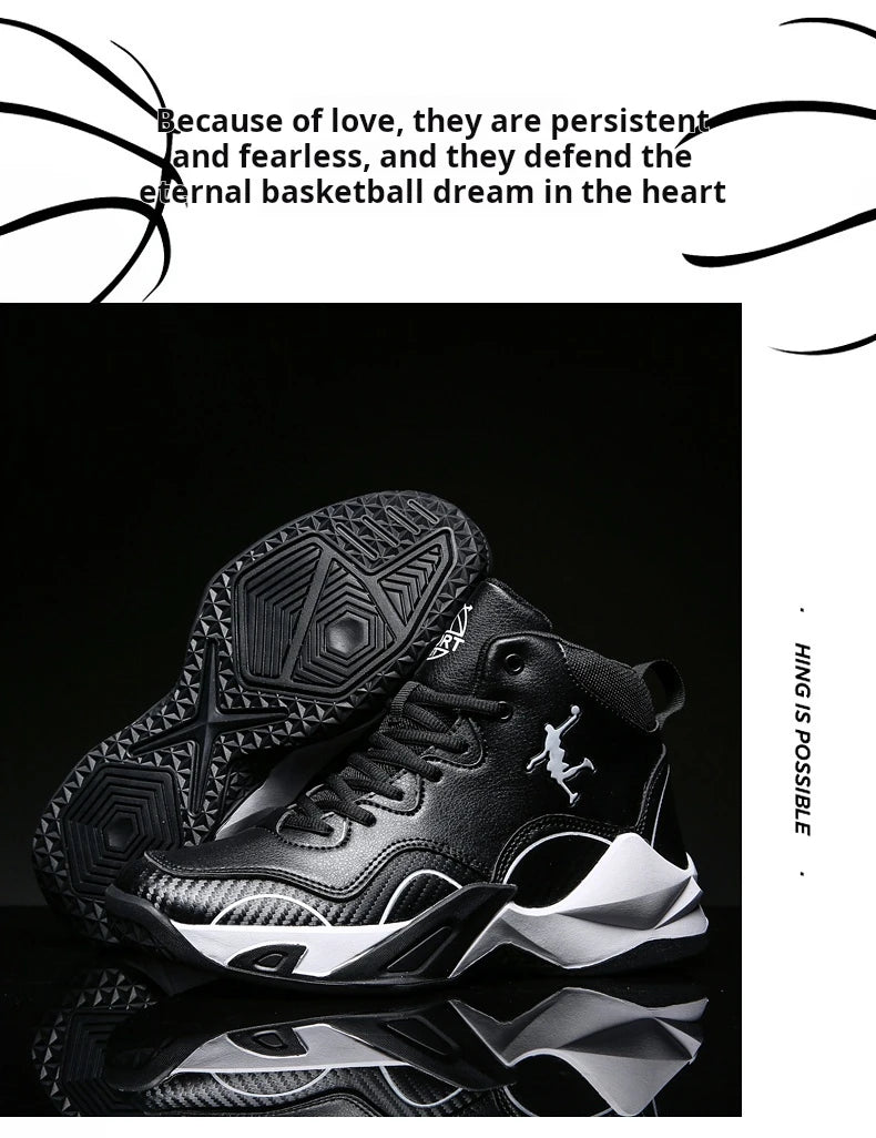 Kids Boy Breathable Basketball Woman Training Sneakers Zapatillas Men's Basketball Shoes High Top Basketball Shoes Outdoor 2025