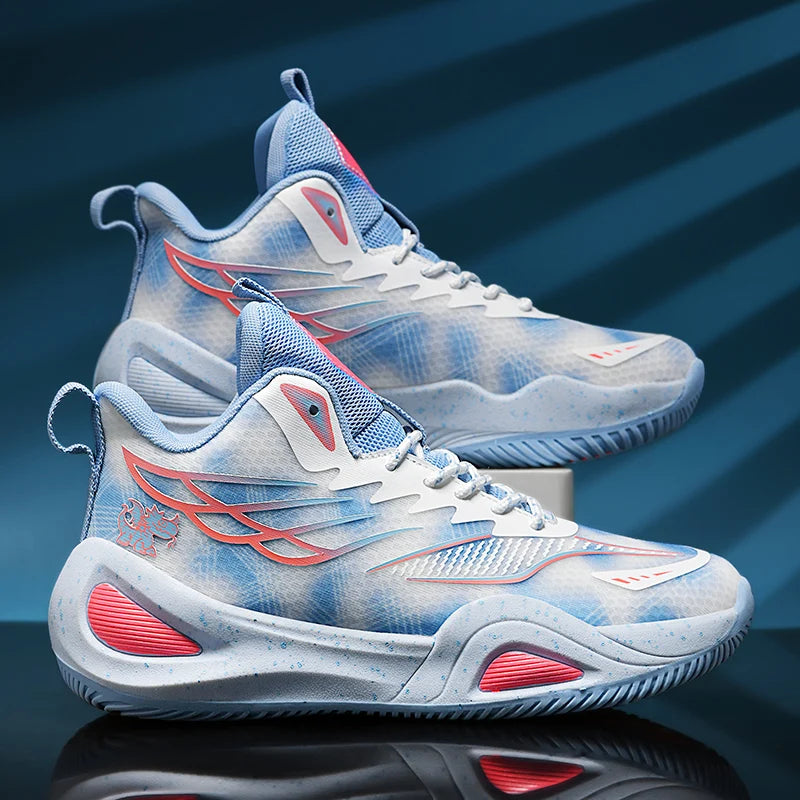 Men's Training Basketball Shoes Anti Slip Durable Cushion Lightweight Breathable Sneakers Outdoor Indoor Athletic Sport Shoes