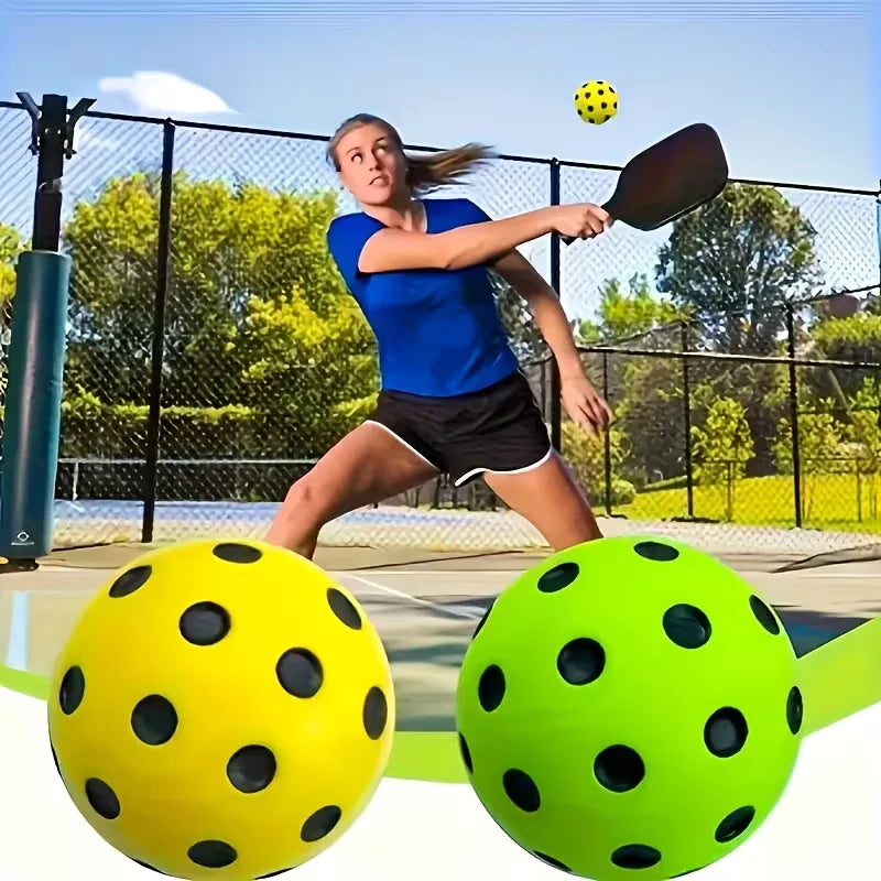 1PC Silent Pickleball Indoor Entertainment Silent Practice Ball PU Foam High Bounce Resistance Not Disturbing People