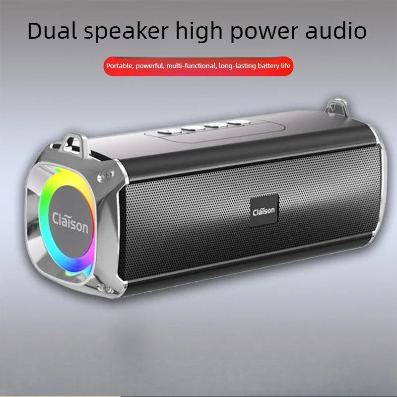 Bluetooth Audio Dual Speakers Diaphragm Bluetooth Small Speakers Loud Volume Subwoofers Plug-in Cards Wireless Speakers