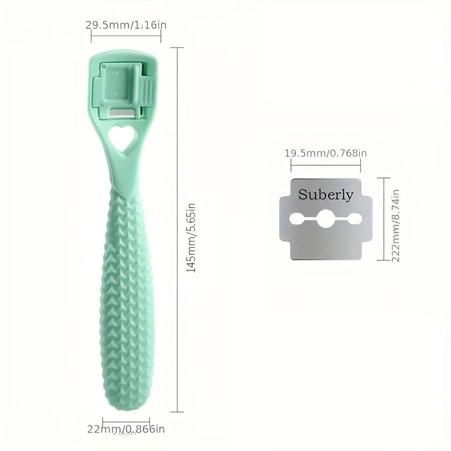 10 Blades + 1 pc Foot Care Tools for Removing Dead Skin And, Foot Grinding Tools, Foot Skin Tools, Sole And Heel Scrapers