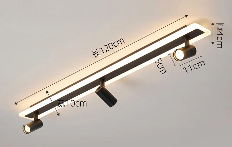 Nordic home decoration salon bedroom Spotlights smart led lamp lights for room dimmable Ceiling light lamparas indoor lighting