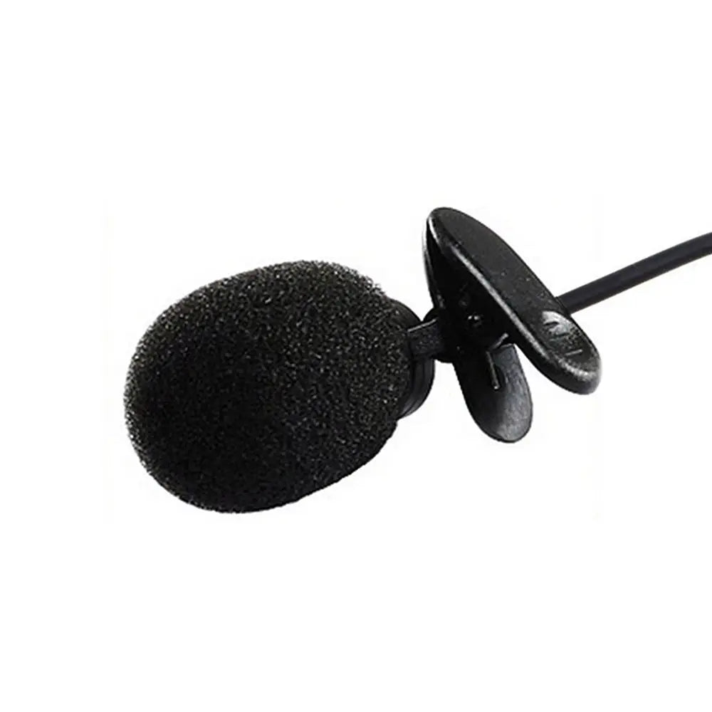 1.5m Portable Amplifier Phone Accessories Clip Microphone Laptop Microphones Wired Mic Tie Clip Microphone Clip-on Microphone