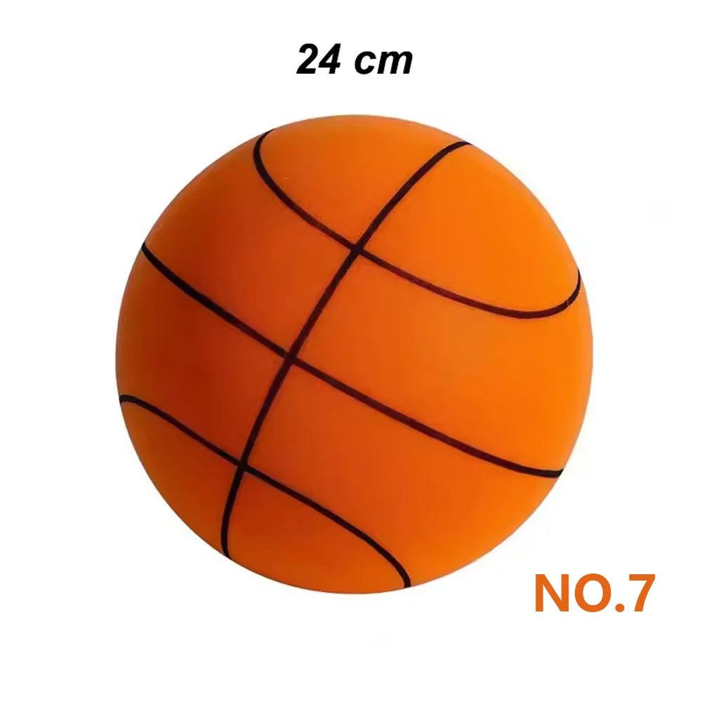 PU Foam Basketball Kids Indoor Silent Basketball Bouncing Mute No Noise Ball Bounce Squeezable Mute Bouncing Sports Basketball
