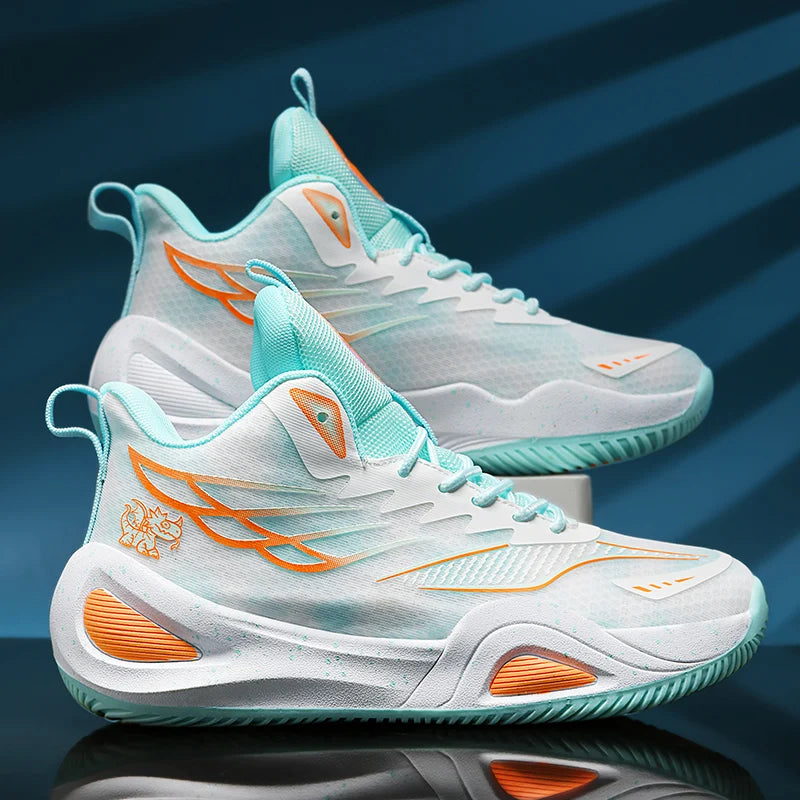 Men's Training Basketball Shoes Anti Slip Durable Cushion Lightweight Breathable Sneakers Outdoor Indoor Athletic Sport Shoes