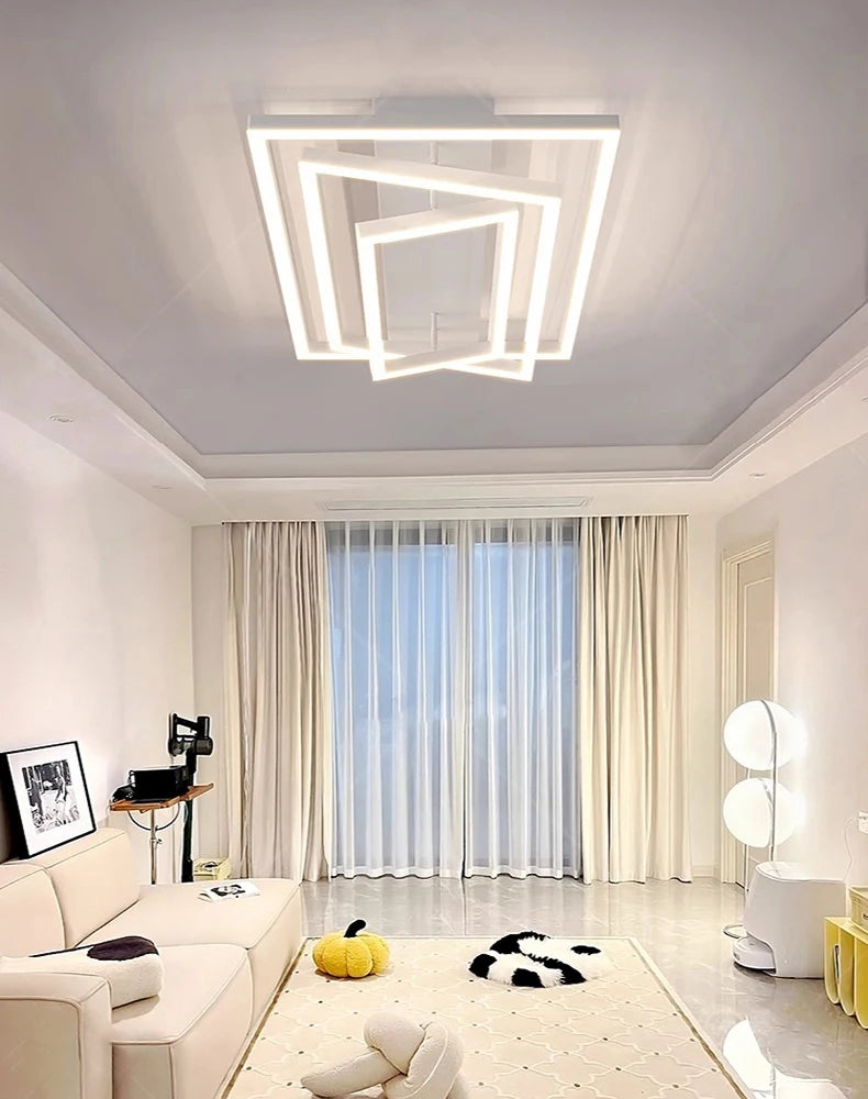 Nordic home decoration salon bedroom decor smart led lamp lights for room dimmable Ceiling light lamparas indoor lighting