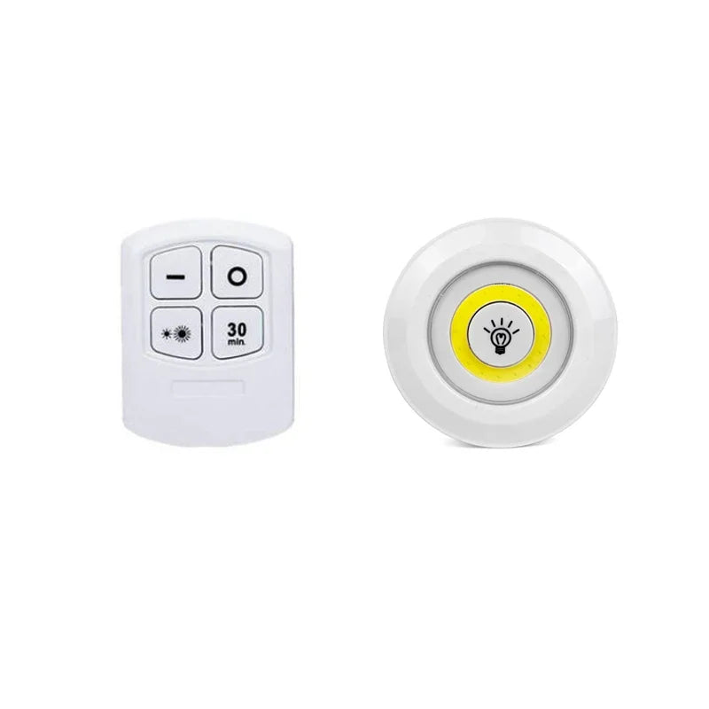 Smart Wireless Remote Control Dimmable Night Light Decorative Kitchen Closet Staircase Lighting Mini LED Lights