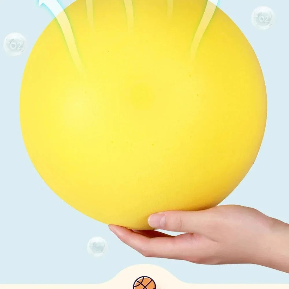 PU Foam Basketball Kids Indoor Silent Basketball Bouncing Mute No Noise Ball Bounce Squeezable Mute Bouncing Sports Basketball