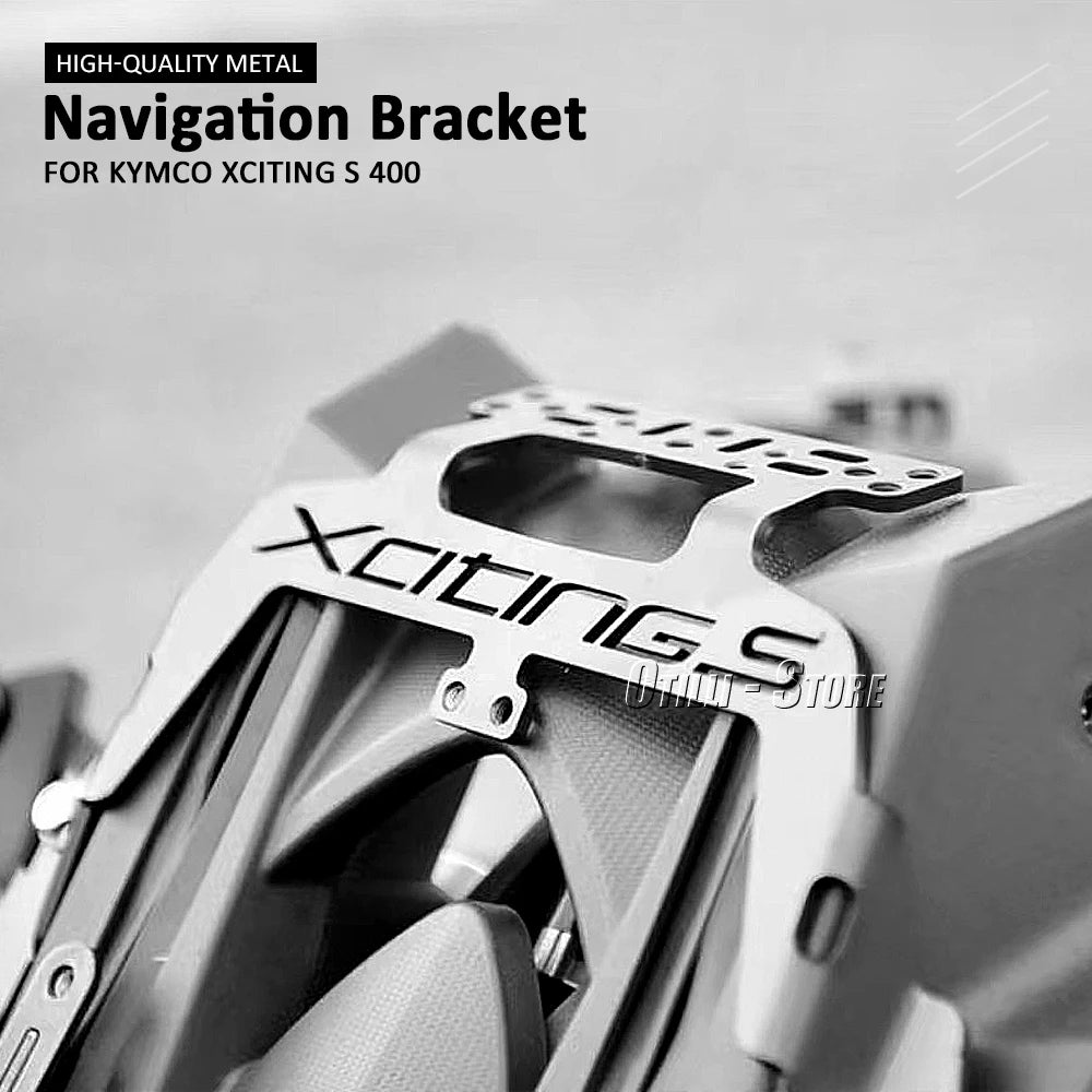 For Kymco Xciting S 400 XCITING S400 New Motorcycle Accessories Phone Holder GPS Mount Navigation Bracket With Logo