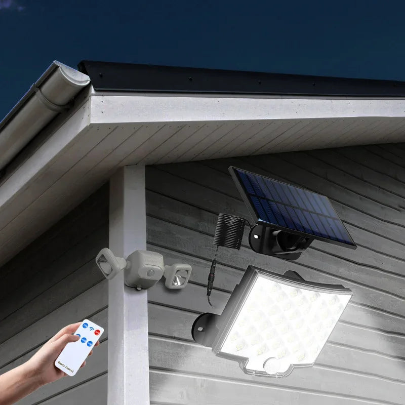 LED Solar Security Lights Motion Sensor Outdoor 234LED Flood Light IP65 Waterproof Wall Lamp Solar 3 Mode for Garden Garage