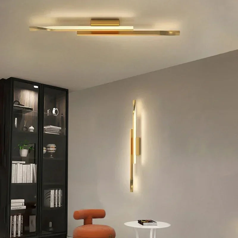 Led Wall Lamp Indoor Lighting Fixture Tv Bedside Bedroom Living Corridor Modern Home Decoration Modern Nordic Wall Light Sconces