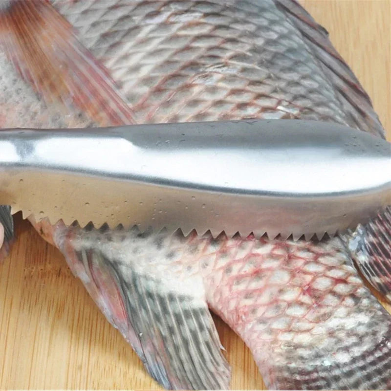 Stainless Steel Fish Cleaning Knife Skinner Fish Skin Scraper Scales Fishing Cleaning Kitchen Cooking Kitchen Gadget