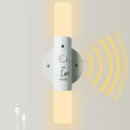 Night Light Motion Sensor Rechargeable Wireless LED Wall Lamp 360°Rotation Magnetic For Room Kitchen Stair Cabinet Lights