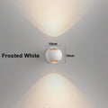 Indoor Home Decoration Sconce Light Metal Body Acrylic Lampshade Up Down Wall Lamp Modern Bedroom Reading Rotatable Spot Lustres