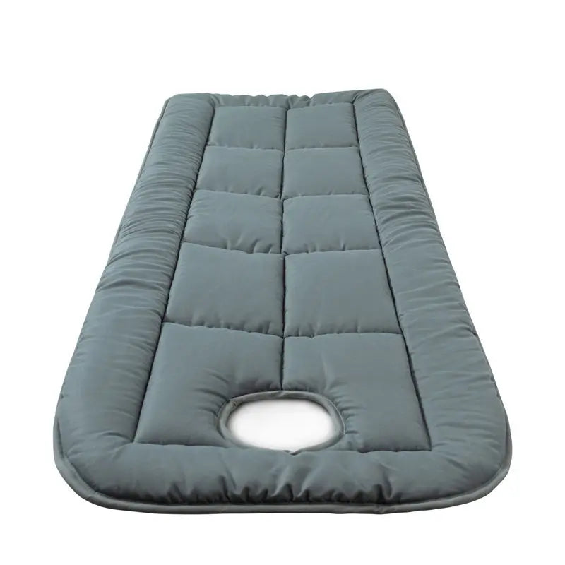 Beauty Salon Mattress Thickened Non-slip Mattress Topper Hospital Beauty Salon Massage Bed Mat Foldable Beauty Bed Pad with Hole