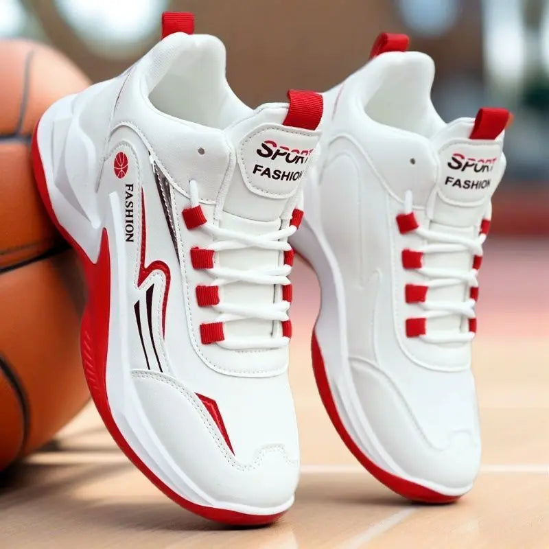 Men's Breathable Sport Shoes Non-Slip High-Top Gym Sneakers 2025 Cushioning Basketball Footwear Male Zapatillas