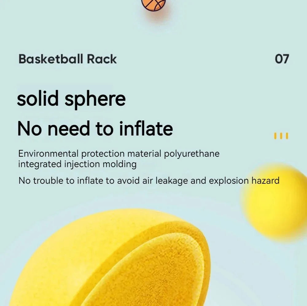 PU Foam Basketball Kids Indoor Silent Basketball Bouncing Mute No Noise Ball Bounce Squeezable Mute Bouncing Sports Basketball
