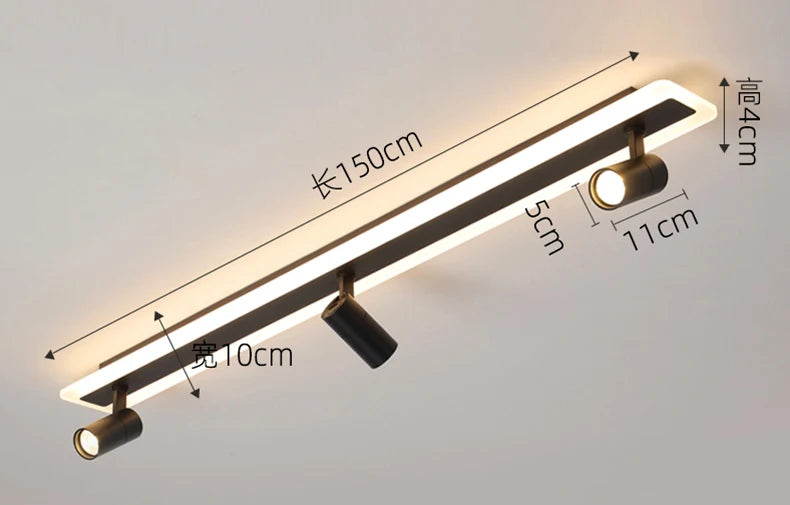 Nordic home decoration salon bedroom Spotlights smart led lamp lights for room dimmable Ceiling light lamparas indoor lighting