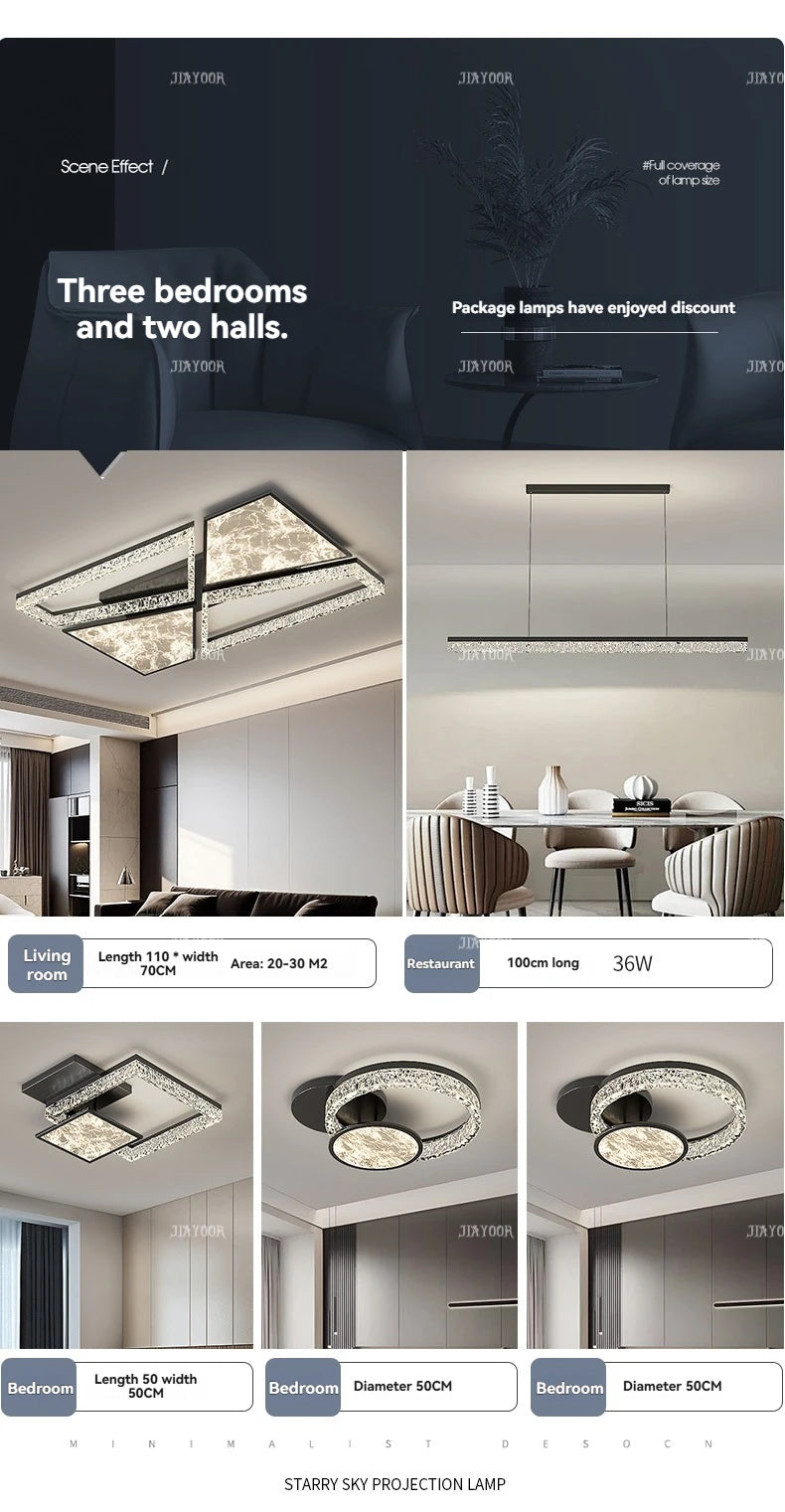 Living Room Ceiling Light High-end Italian Minimalist Hall Light Home Nordic Light Luxury Bedroom Kitchen LED Ceiling Light