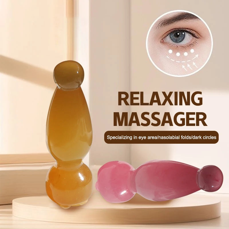 Smooth Face Massage Tools Resin Gua Sha Face Skin Care Massage Sticks Lotus Seedpod Shape Massager Facial Physiotherapy Tool