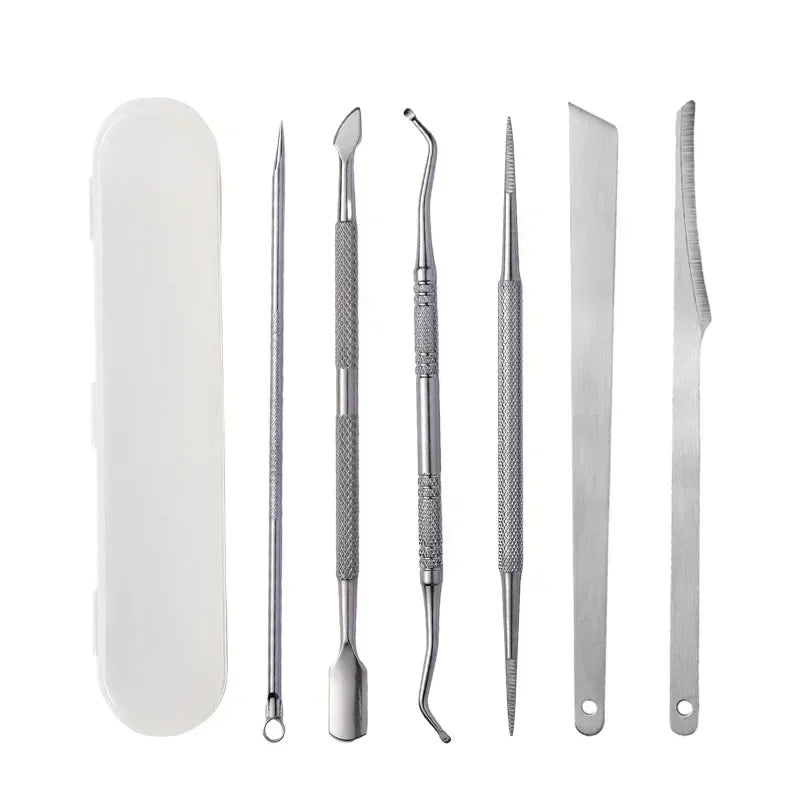 Foot Care Kit Callus Remover File Dead Skin Shaver Cuticle Pusher Pedicure Tools for Hard Tough Skin Beauty Health