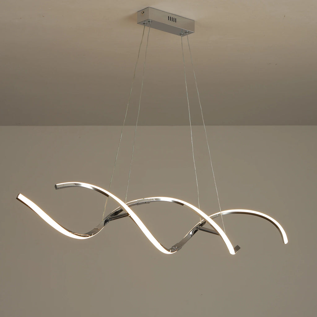 Modern chandelier Lights Simple Dining Room Lights Kitchen Long led Chandelier Living Room Pendant Lamp Home Decoration Lighting