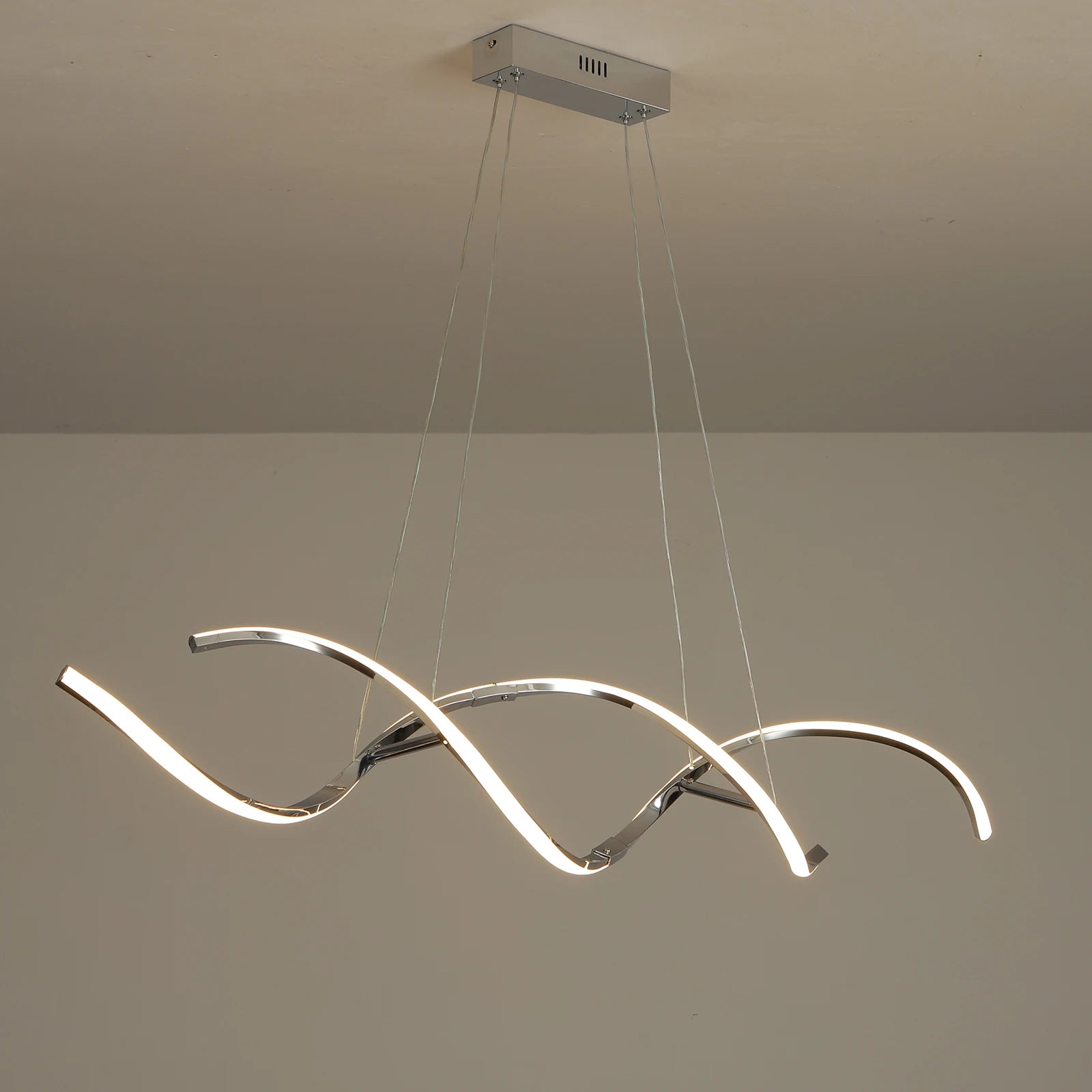 Modern chandelier Lights Simple Dining Room Lights Kitchen Long led Chandelier Living Room Pendant Lamp Home Decoration Lighting