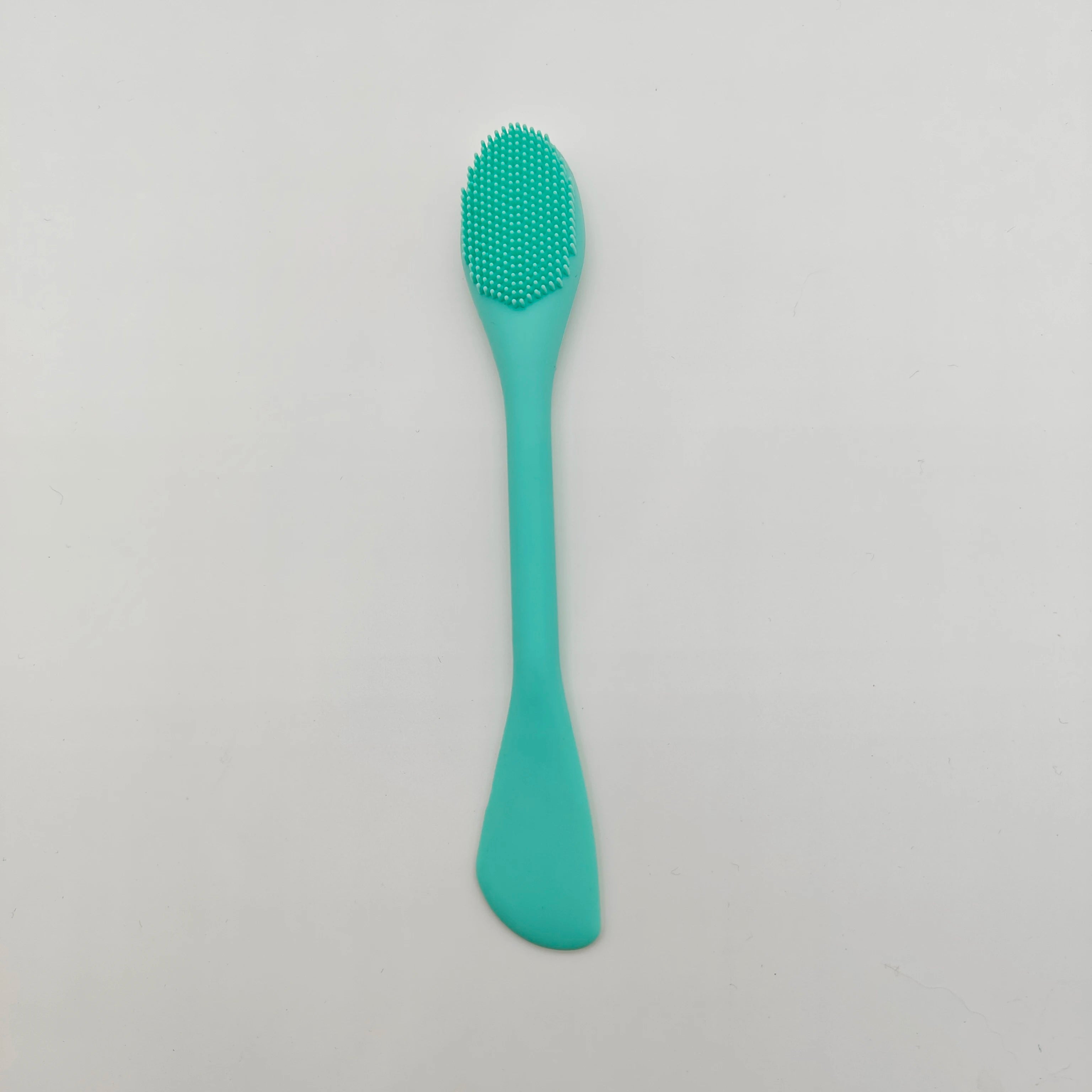 Double Head Facial Mask Brush Silicone Applicator Spoon Spatula Stirring Stick Women Skin Face Cleansing Care Home Makeup Tools