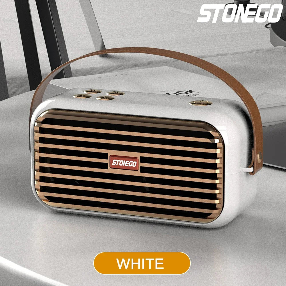 Wireless Bluetooth Speaker with Stereo Sound Extended Bass TWS Bluetooth 5 0 TF Card USB AUX Audio Input