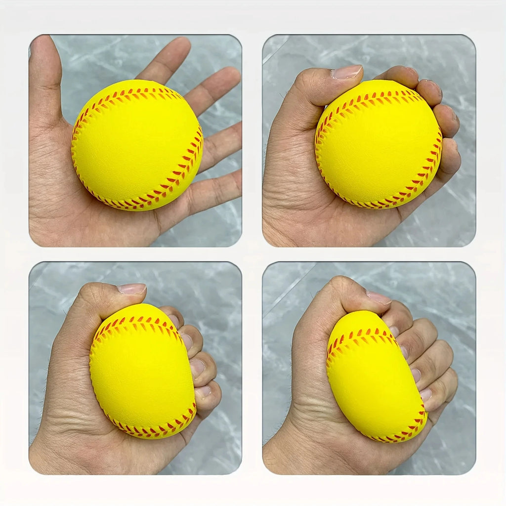Unisex-Adult Lightweight Training Softball - Durable & Safe Elastic PU Foam Baseball For Indoor/Outdoor Recreation
