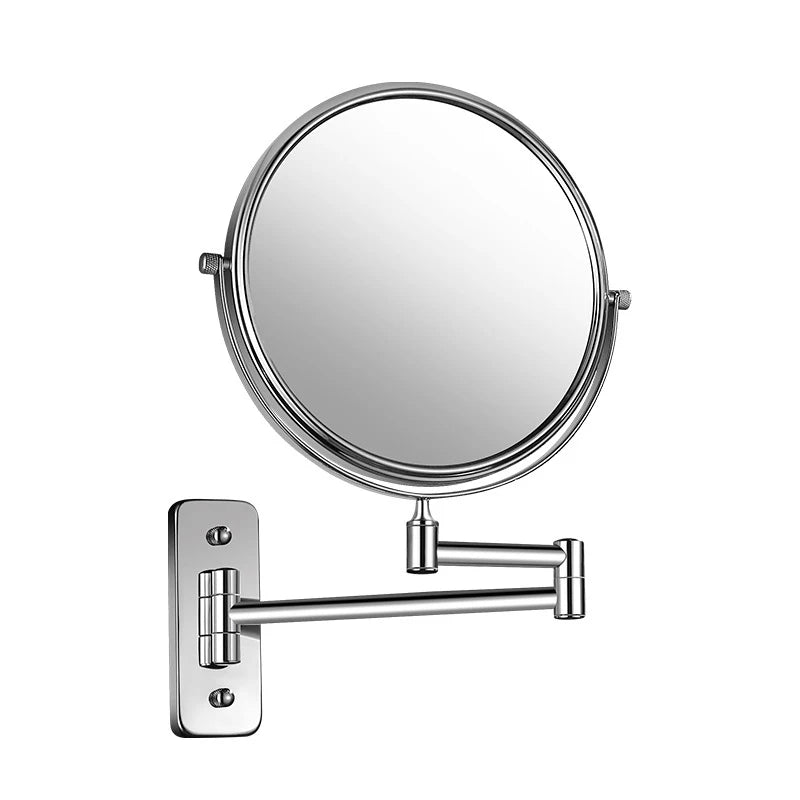 Bathroom Makeup Mirrors Wall Mount Extending Folding 3x 5x 10x Magnification Bath Mirror Double Side Mirror