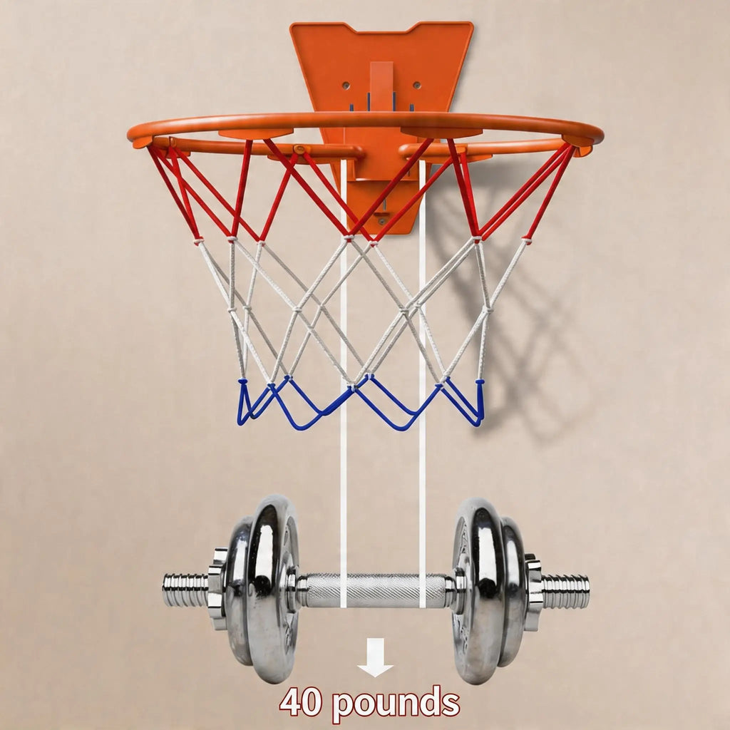 Silent Foam Basketball Hoop Set | Soft, High-Rebound PU Material | Indoor Silent Training Ball