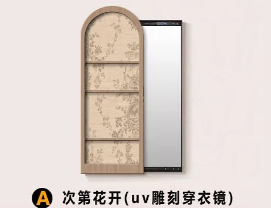 Modern Ornament Mirror Aesthetic Bathroom Flexible Rectangle Mirror Organizer Big Decorazioni Casa Home Furniture Decoraction