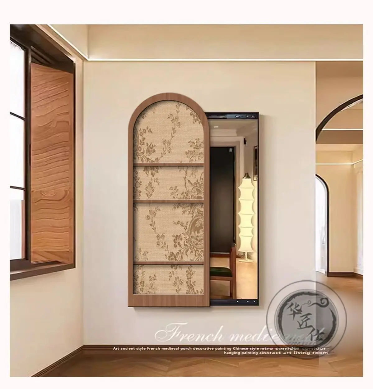 Modern Ornament Mirror Aesthetic Bathroom Flexible Rectangle Mirror Organizer Big Decorazioni Casa Home Furniture Decoraction